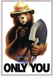Smokey The Bear, Please, Only You Can Prevent Forest Fires!