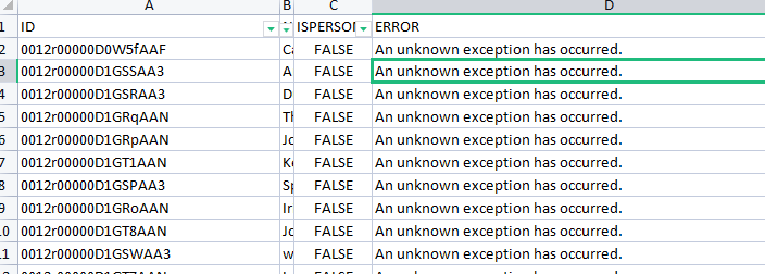 Dataloader Error file