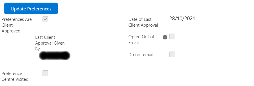 Last Client Approval moved
