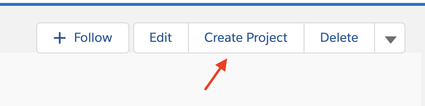 Create Project button