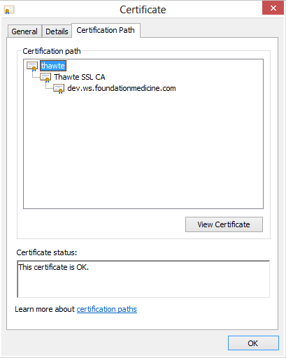 SSL Certificate Chain