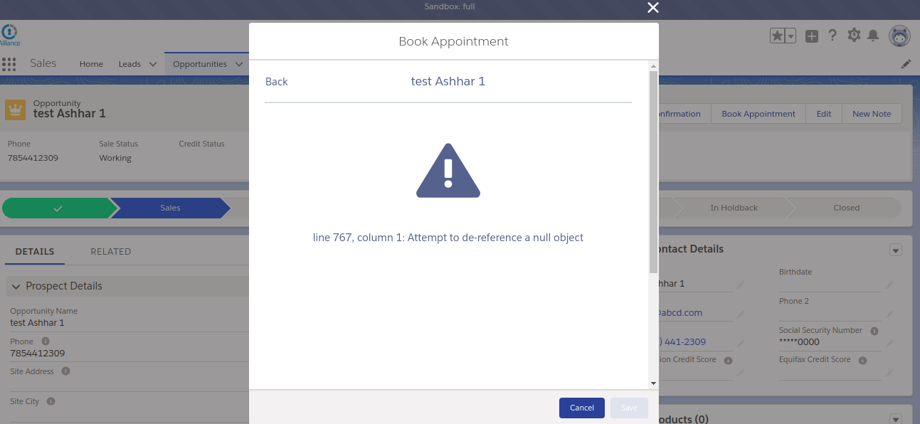 Even on Book Appointment, I am getting this error.