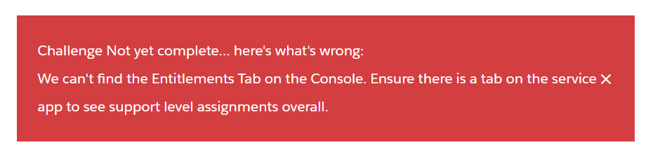 Error Message: We can't find Entitlements Tab on the Console