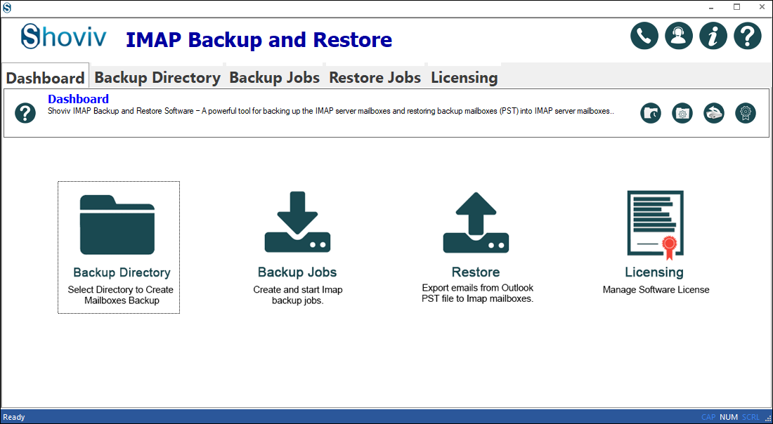 shoviv Imap backup and restore tool