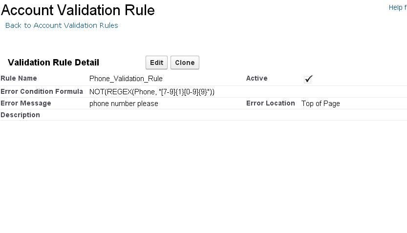 Validation rule for phone number please check this..